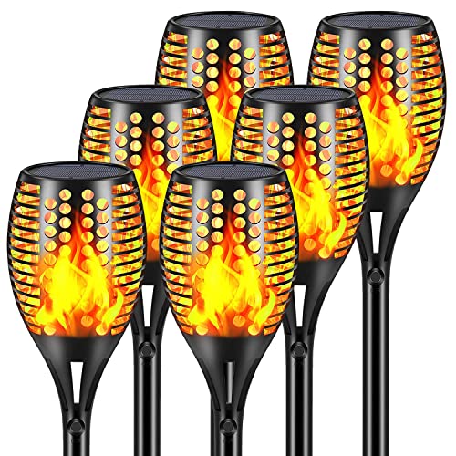 Lampes de poche solaires de jardin 96 LED étanches pour décoration de terrasse