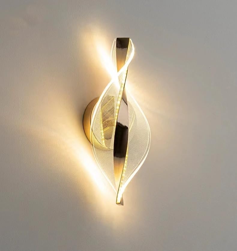 Image of kinis Slim Profile LED Wall Sconce for Living Room Space-Saving LED Wall Light-Perfect for Any Room /Modern Style Energy Saving Led Wall Lamps for Bedroom /Led Wall Scone for Home /Kitchen /Restaurants