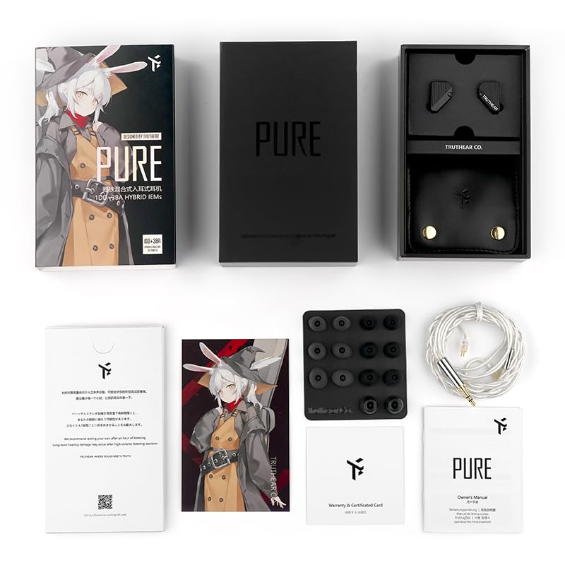Amazon.co.jp: TRUTHEAR Pure 1DD+3BA Hybird 有線インイヤー