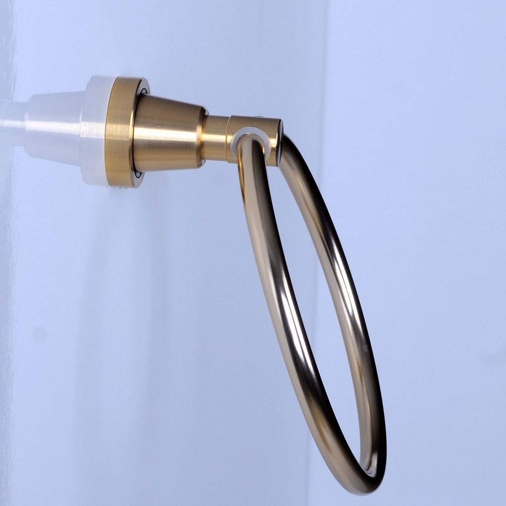 Portasciugamani Portasciugamani Rotondo Portasciugamani Bagno Gancio per Cucina e Bagno Doccia Asciugamano Porta Asciugamani 17 cm