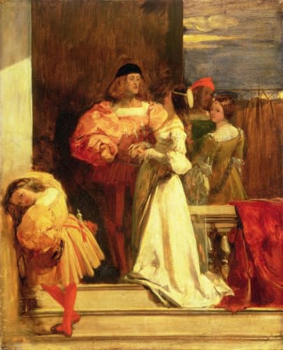 Tableau Impressions d'art Mural Soirée Richard Parkes Bonington Posters Décoration Chambre
