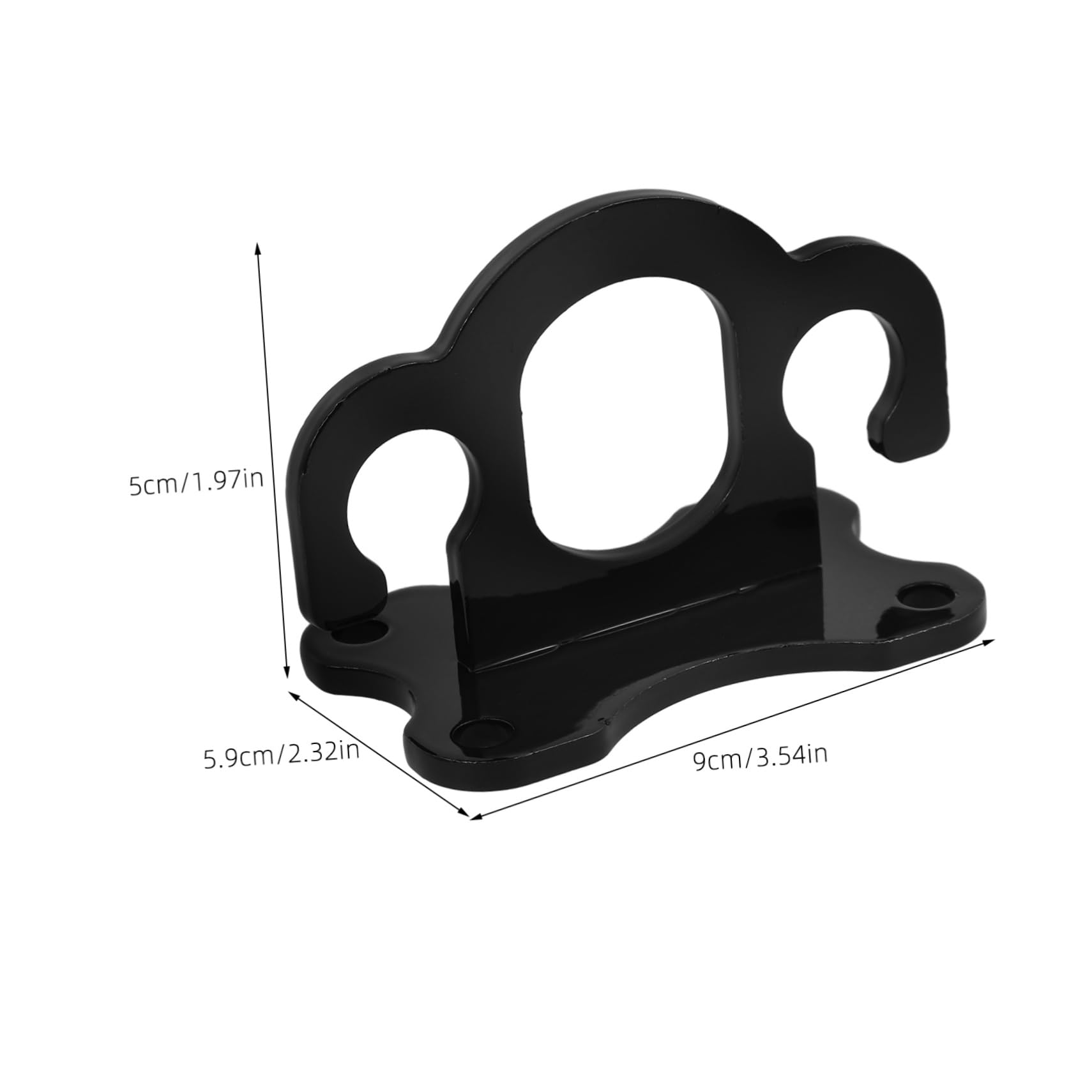Genérico 3 Ganchos De Ejercicio Montados En La Pared, Estante De Almacenamiento para Esterilla De Yoga, Montaje En Pared, Anclajes De Entrenamiento, Gimnasio, Anclajes De Ejercicio, Banda,