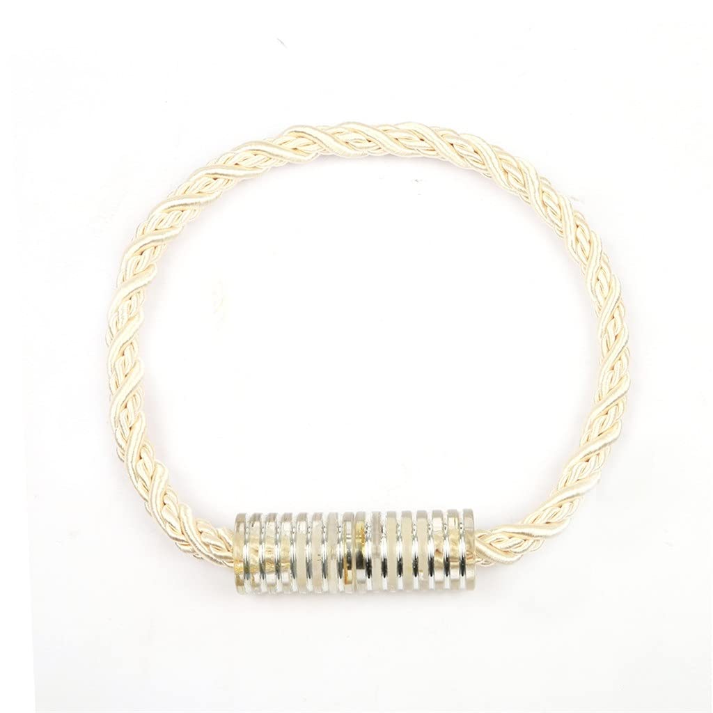 2 Pcs Clip de Rideau Magnétique Boule Suspendue Cylindrique Décoration Rideaux Embrasse Boucle Corde Fenêtre Drapé Accessoires (Couleur : A, Taille (A comme Le Montre l'image)
