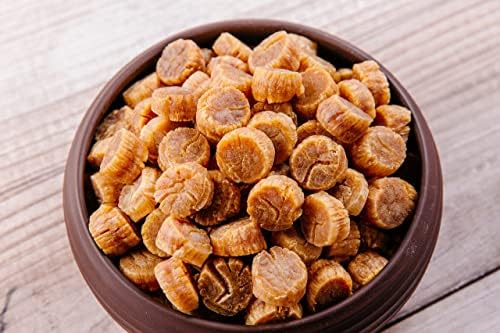 九龍堂 Royal Seafood USA Hokkaido Dried Scallops from Japan 1lb 北海道干贝 纯天然干贝 无添加干贝，一磅装 (Large(60-65pcs))