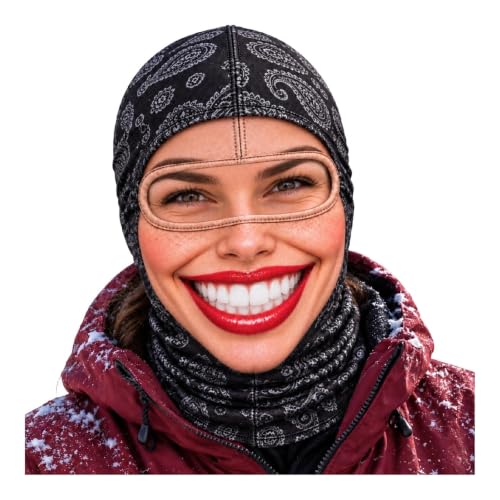 Funny Ski Mask Realistic Full Face Balaclava Old Man Ski Mask - image 4