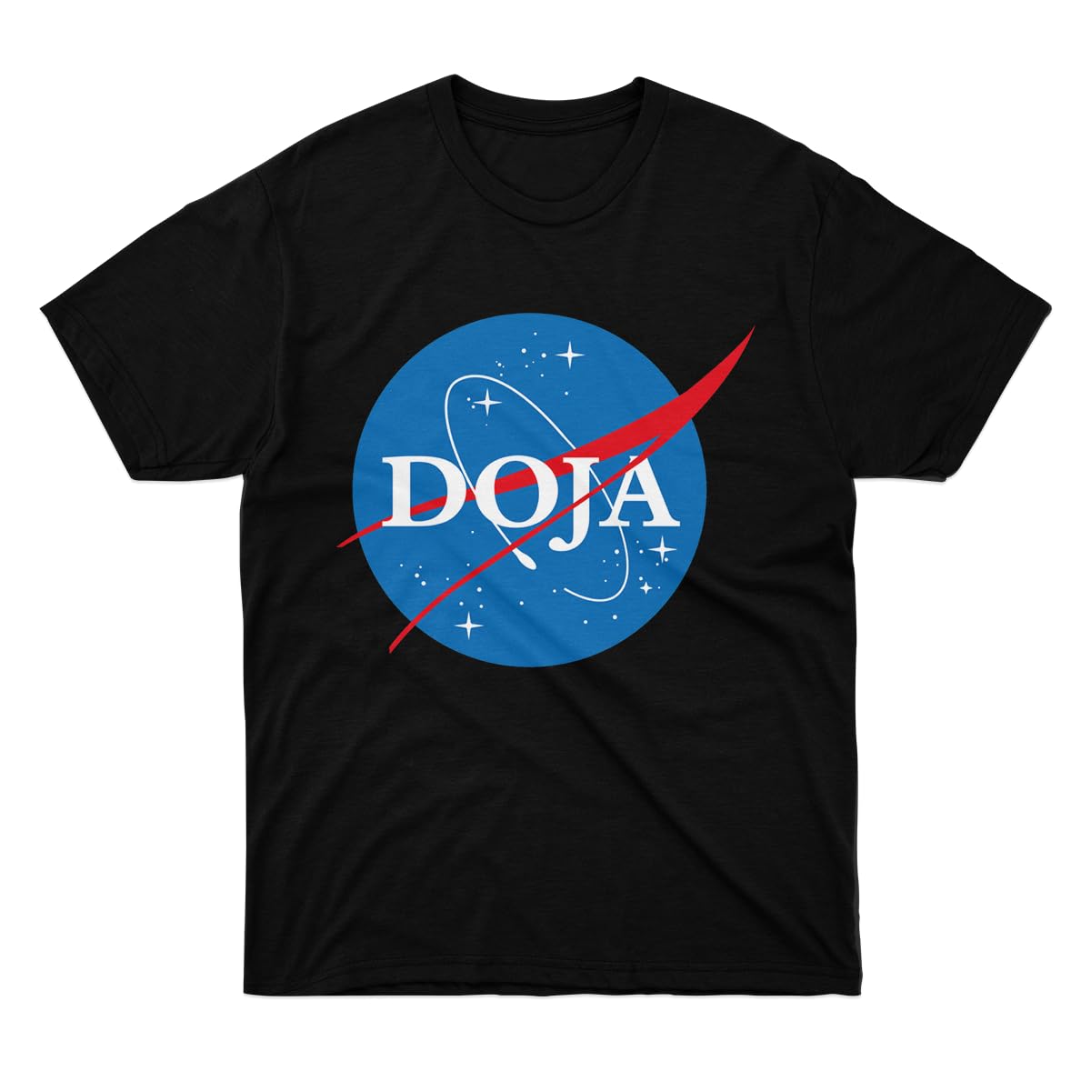 T-Shirt Doja Sleeve NASA Unisex Logo Family Girl Women Boy Friend Gift for Men Multicoloured