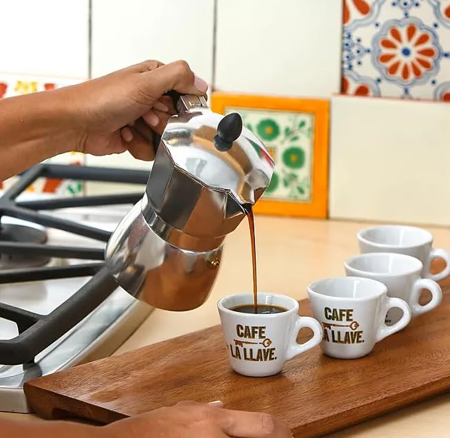 Café La Llave Espresso, Dark Roast, Fine Grind, 4-10 ounce bricks