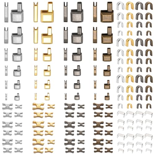 MAPVOLUT 208 PCS Zipper Repair Kit with Retainer Box & Insertion Pins - Universal Zipper Slider Replacement for Jackets Backpacks Boots Tents - Fixes #3 #5 #8 #10 Metal Nylon & Plastic Zippers