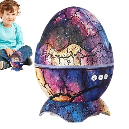 Projecteur de lumière d'œuf de dinosaure ciel étoilé et veilleuse musicale enfant