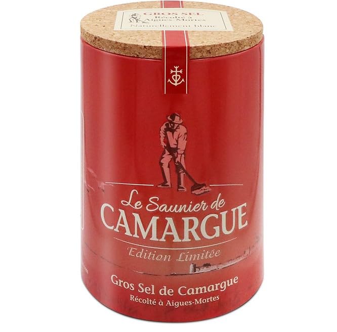 Metr Le Saunier de Camargue, Limited Edition French Fleur de Sel in Red Tin, 33.5 oz
