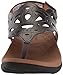 Rockport Women's Ridge Sling Sandal, Pewter, 8.5 W US
