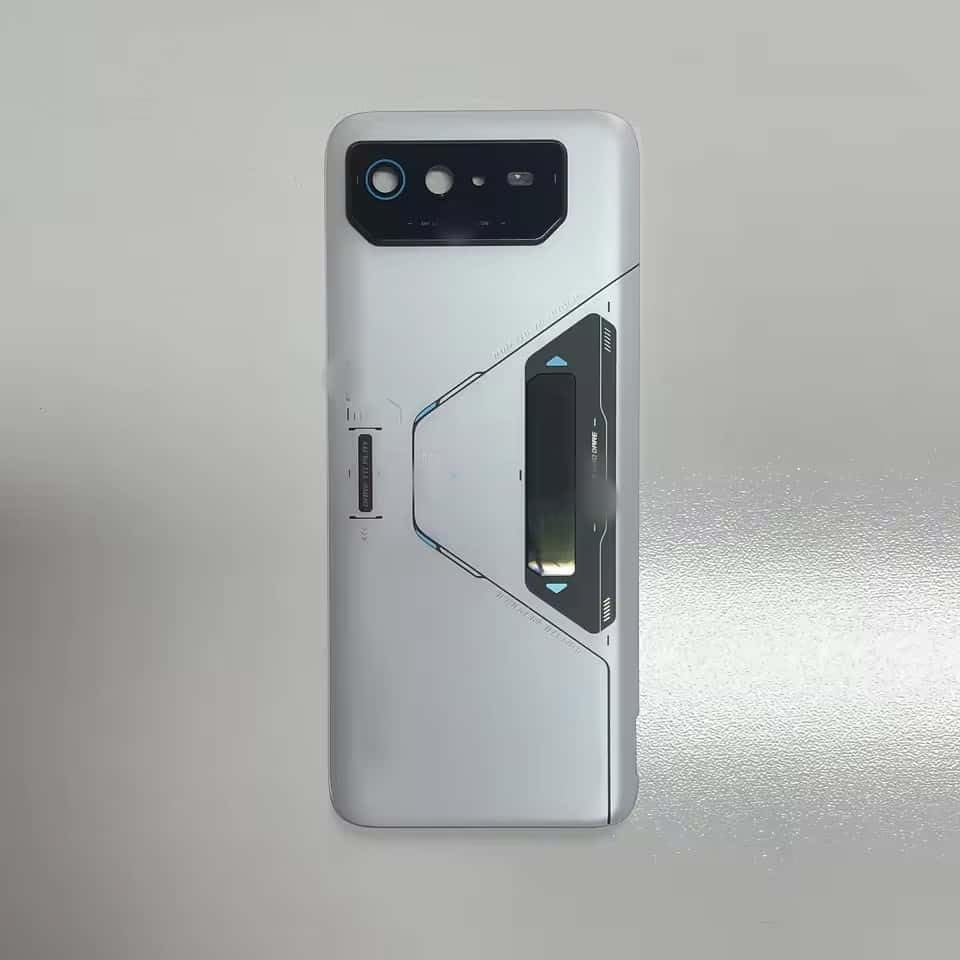 YOOOKOOO Compatible Rear Back Cover for Asus ROG Phone 6 Pro – Battery Door Housing Replacement Part (Grey with Lens)