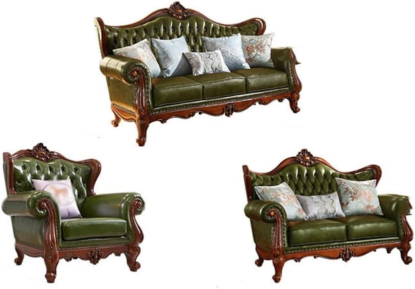 Sofa Home Living Room Vintage European Solid Wood Combination Hotel