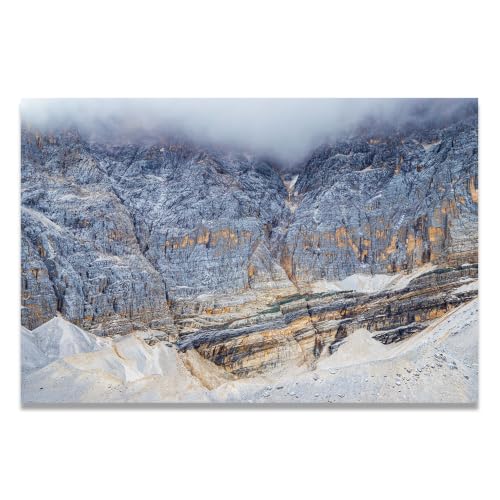 Lienzo de montaña moderno de 30x45cm para decoración de interiores
