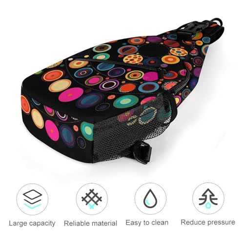Bolso tipo bandolera para hombro y pecho unisex miniatura 5