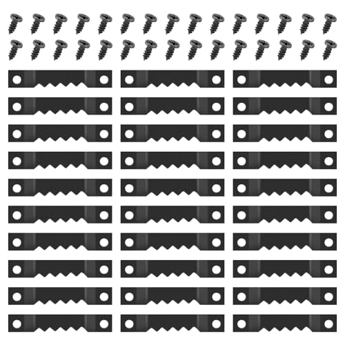 251 Piezas Colgar Cuadros, Ganchos para Clavar con Tornillos, Fijaciones para Cuadros, Marco de Fotos Ganchos, Colgador Cuadros Kit，para Colgar Dentados，en la Oficina en Casa