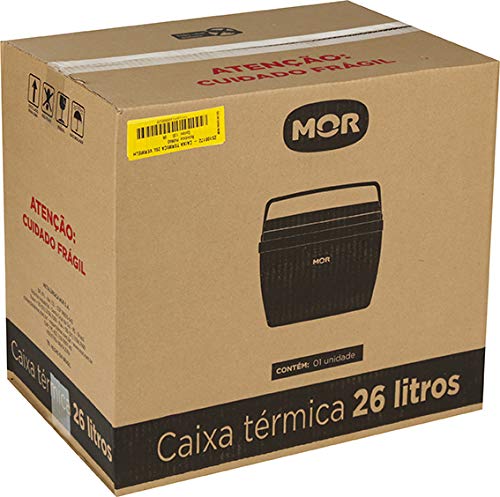 Caixa Térmica 26 Litros Vermelha Mor