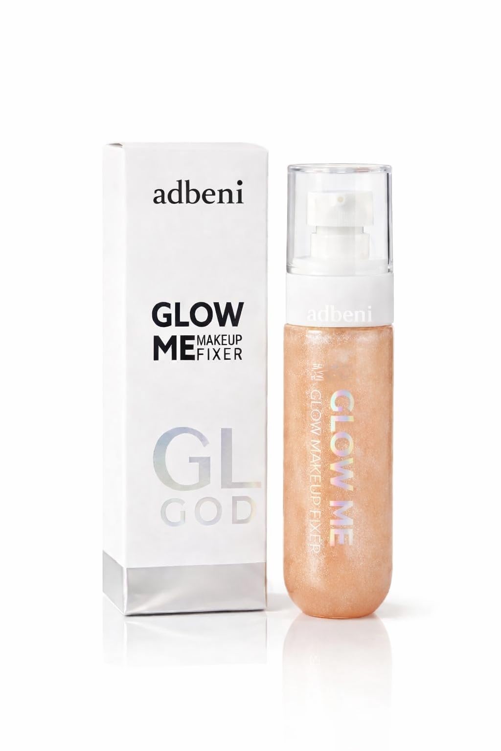 Adbeni Glow Me Makeup Fixer Spray with Radiant Shimmer Finish Shade-01| Lightweight Long-Lasting Makeup Setting Spray | Hydrating Face Mist for Dewy Glow | Fine Mist Cosmetic Finishing Spray for All Skin Types-image-24