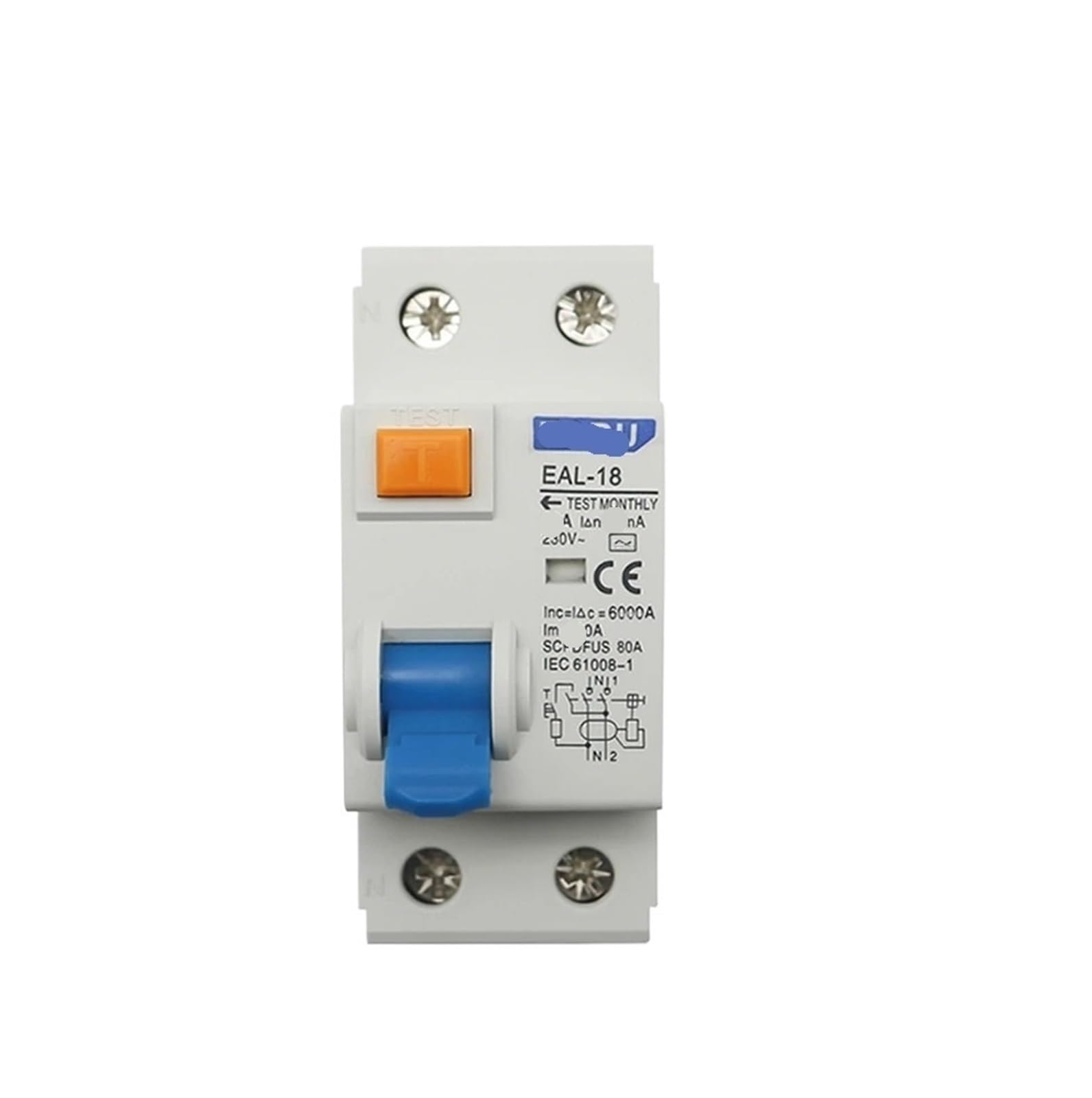 Interruttore magnetotermico differenziale di sicurezza interruttore differenziale elettromagnetico tipo AC 2P 4P 10/30 mA(10mA,2P 16A)