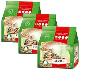 Cat's Best Original Pflanzenfaser-Streu 3 x 10 Liter