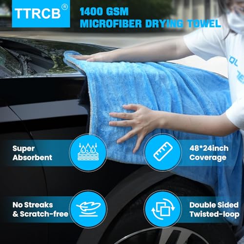 TTRCB 2-Pack Extra Large Drying Towels