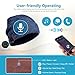 Bluetooth Beanie Hat Headphones Headset, Wireless Connection Siri Voice Control Built-in HD Stereo Speakers & Microphone, Knit Cap for Running, Outdoor Sports, Women Men (Blue)