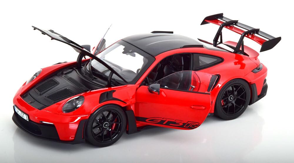 レア！ポルシェ特注 ノレブ 1/18 赤のポルシェ GT3 Amazon | norev 1/18 Porsche 911 (992) GT3 RS Weissach Package 2022