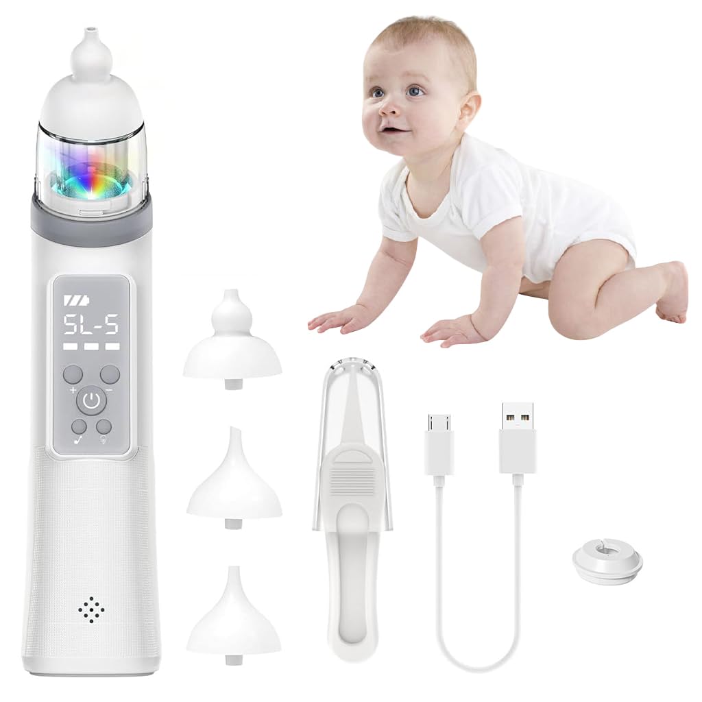 SNOWIE SOFT® USB Nasal Aspirator for Baby with Light & Music, 5 Levels
