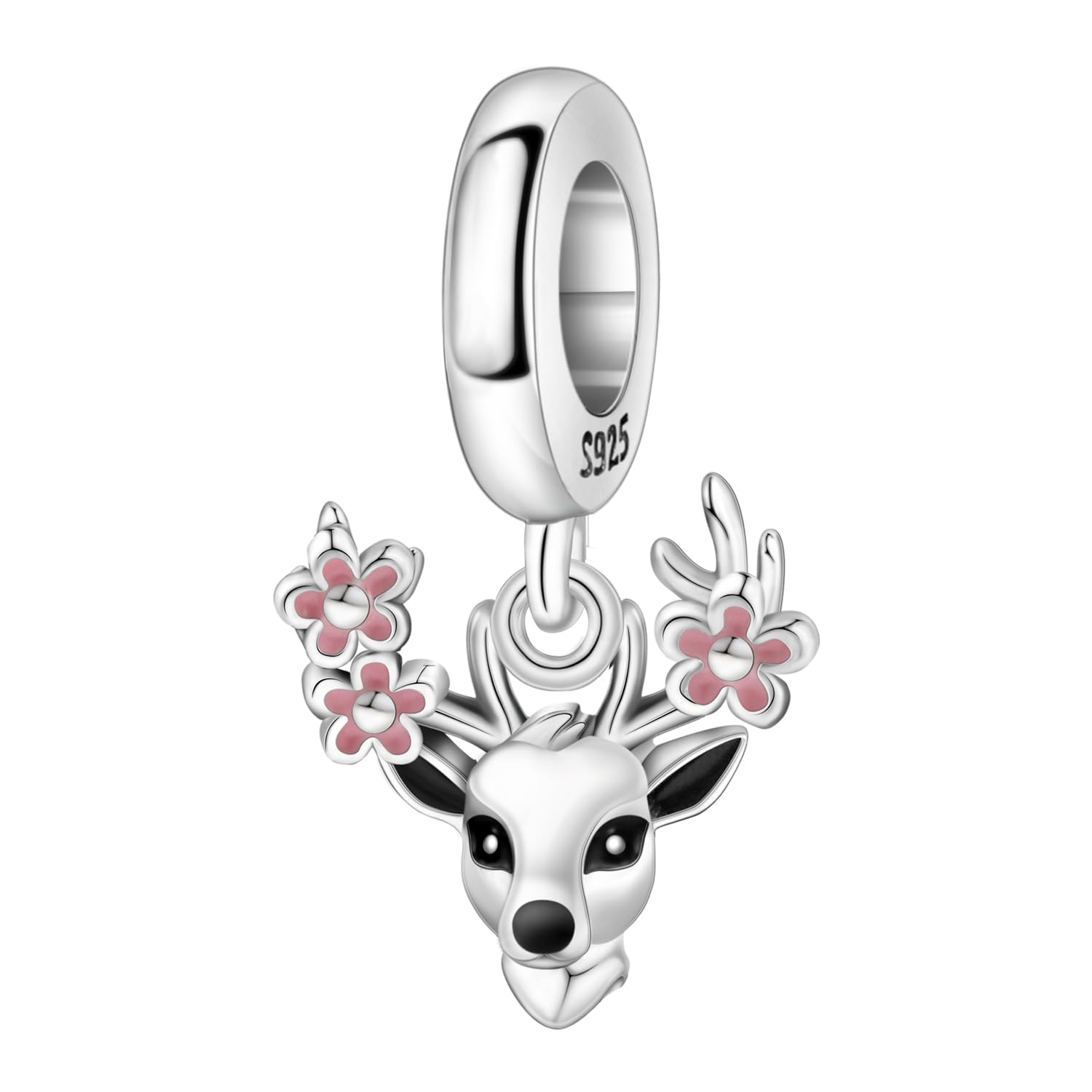 PANPOKI Katze Hund Elefant 925 Sterling Silber Perlen Charms Anhänger für europäische Armbänder und Halsketten Armband für Frauen S925 Tier Schmuck Geschenk