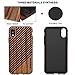 TENDLIN Compatible with iPhone XR Case Wood Grain Outside Design and Flexible TPU Silicone Hybrid Slim Case Compatible with iPhone XR 2018 (Wood & Leather)