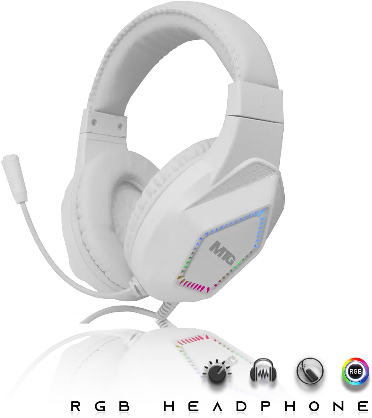 HP G3 Gaming Desktop PC, Intel Core i7 6th Gen, AMD RX 550 Graphics, 32GB RAM, 240GB SSD + 3TB HDD, MTG New 24 Inch Dual Monitor, Gaming Kit Webcam, Windows 11 (Renewed)