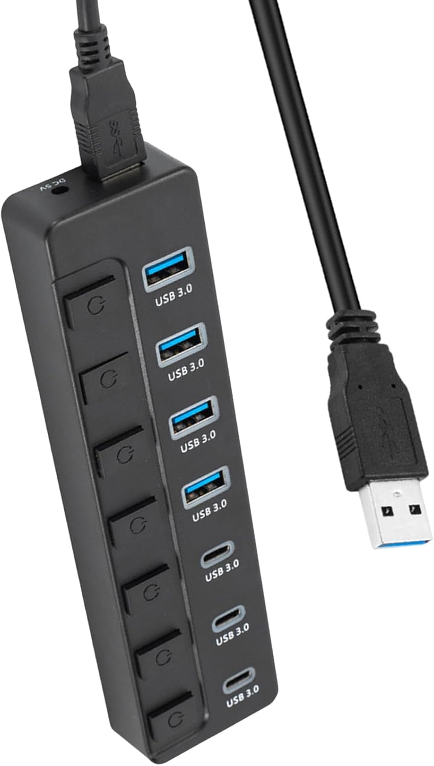 ポート USB 拡張アダプタ 5Gbps 高速データ転送 4 USB3.0 3 タイプ C スイッチ制御ラップトップ USB C スプリッタ