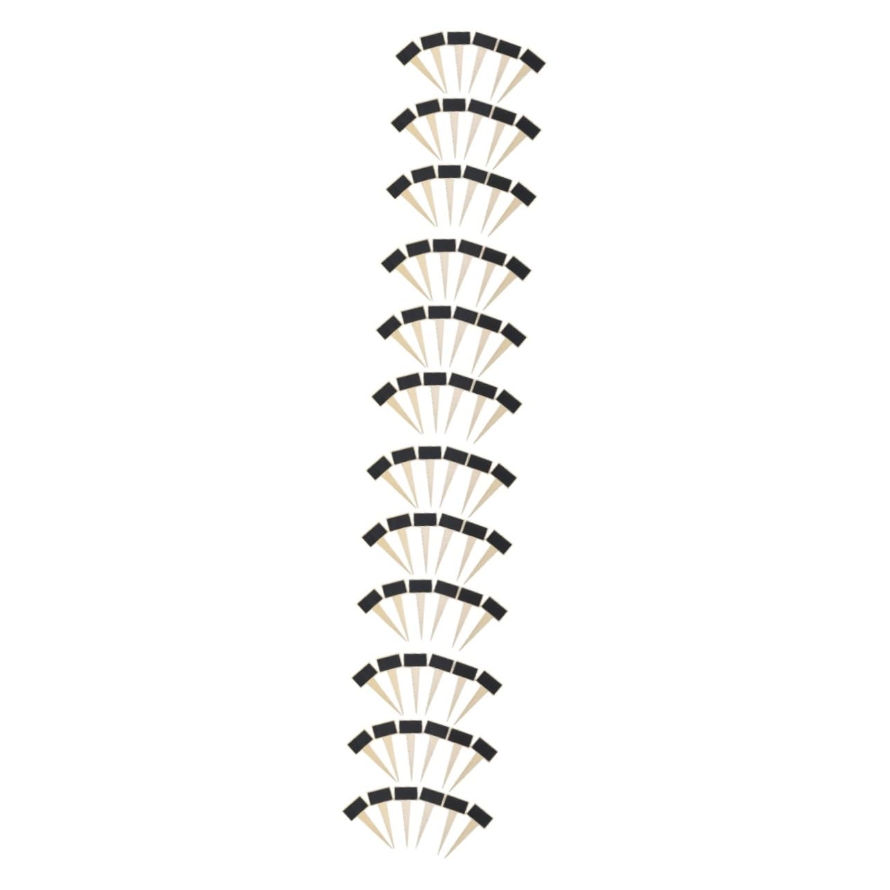 TOYANDONA 4 Ensembles Étiquettes Ardoise Pour Plantes Panneaux Décoratifs Pratiques Idéaux Pour Événements 18 Pièces * 4
