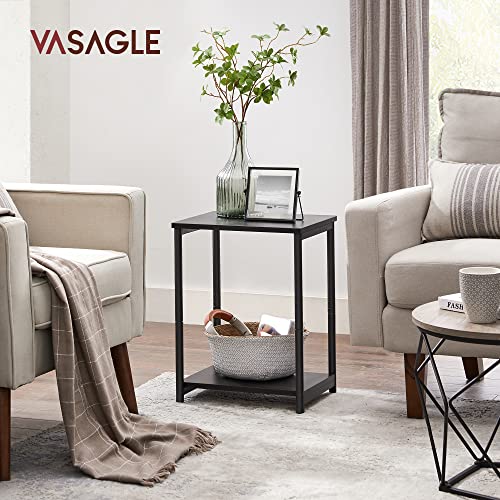 Vasagle Side Table, Small End Table, Nightstand For Living Room, Bedroom, Office, Bathroom, Black Ulet271B16 #TOP3