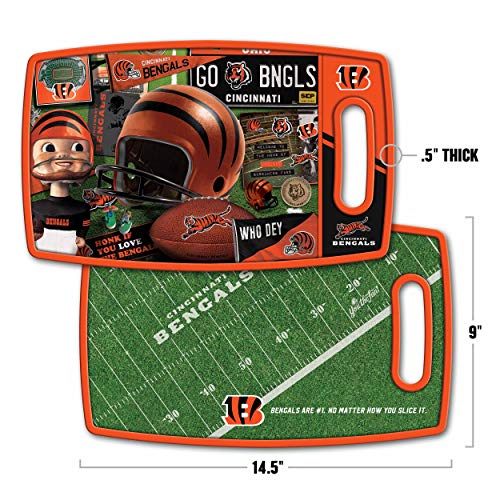 Tábua de corte NFL Cincinnati Bengals Retro Series