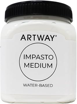 Artway Impasto Medium 250ml Heavy Body Acrylic Texture Paste | Holds Peaks, Water-Resistant Low-Sheen Finish, Mix with Any Acrylic, Non-Toxic
