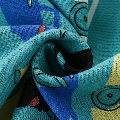 Hoodies for Boys Girls Pullover Sweatshirts Toddler Boys Cartoon Cars Printing Causal Round Neck (Light Blue, 1-2 Years)2