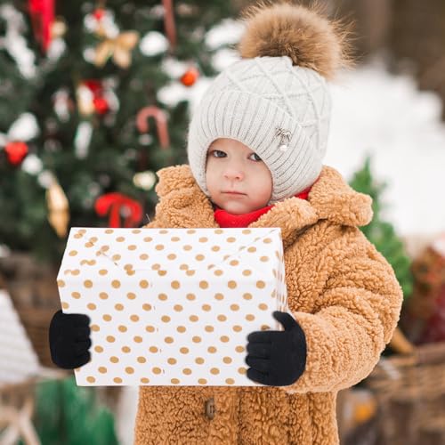 Image of ONESING 12 Pairs Kids Gloves - Warm Knitted Winter Gloves Bulk for Girls Boys | Children Gloves Designed for Cold Weather