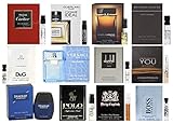 Pilestone Selection: Men's Designer Fragrance Samples - 12ct Cologne Vials