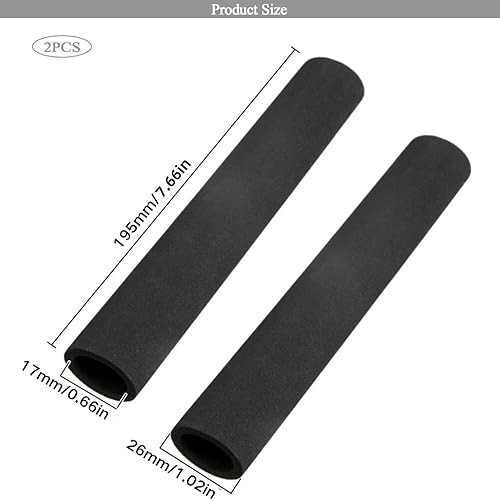 Miniatura 2 de AnRui Empuñaduras de tubo de espuma de 0.984 x 1.378 in0.98 x 1.37 pulgadas, funda de mango de espuma  Ayuda de agarre ideal para utensilios,