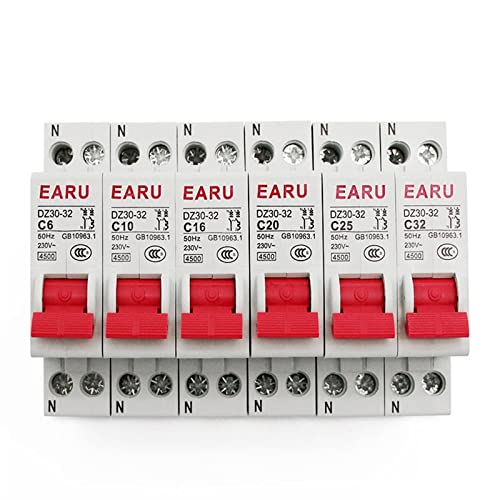 Disjoncteur DPN 1P+N MCB 32A interrupteur miniature rail Din électricité
