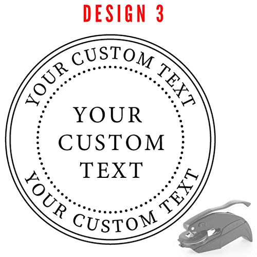 Official Seal Embosser - Custom Official Seal Embosser Custom Notary Embosser Stamp, Book Embosser, Library Stamp Embosser Stamp Seal Custom Paper Official (1 5/8") #TOP2