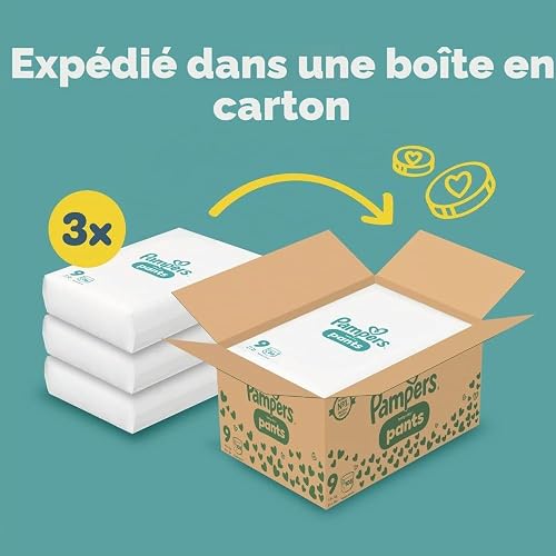 Pampers Baby-Dry Nappy Pants Size 9, 108 Nappies, 19kg+, Monthly Pack, 360° Fit to Help Prevent Gaps and Leaks - 2