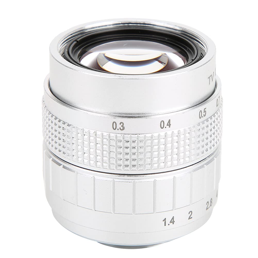 Amazon.co.jp: Qiilu 50mm F1.4 C マウントレンズ、 ミラーレスカメラ