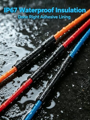 1/2 Inch 3.3Ft 3:1 Waterproof Heat Shrink Tubing Roll — 사진 5