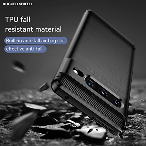 Coque Google Pixel 7 Pro antichoc avec absorption des chocs flexible noir - 6