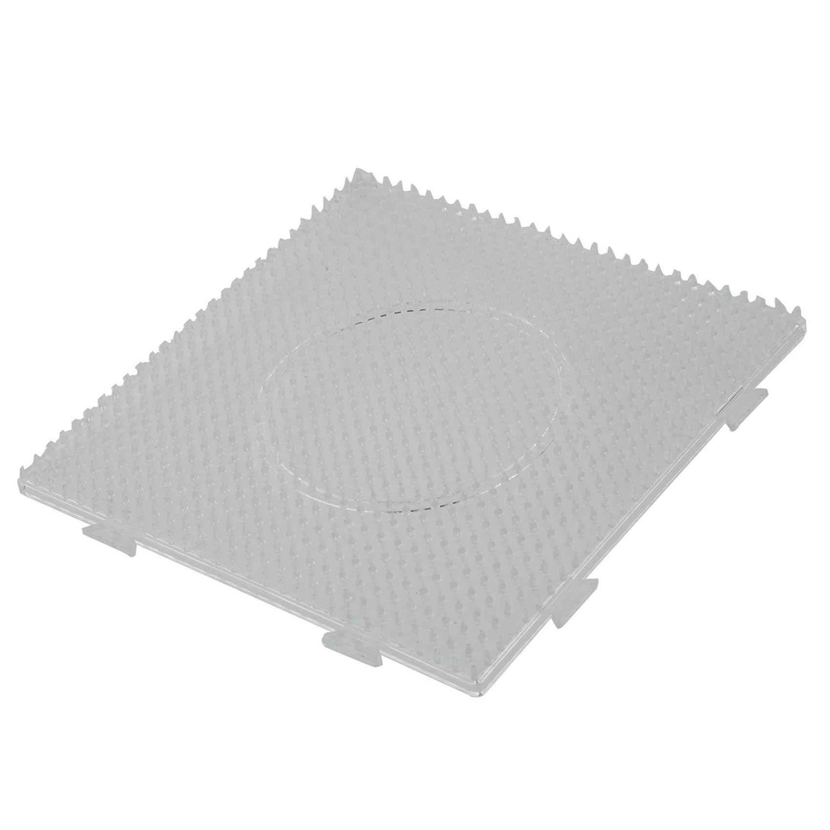 24 x ABC klare Stecktafeln für Sicherungsperlen, quadratisch, 145 x 145 mm