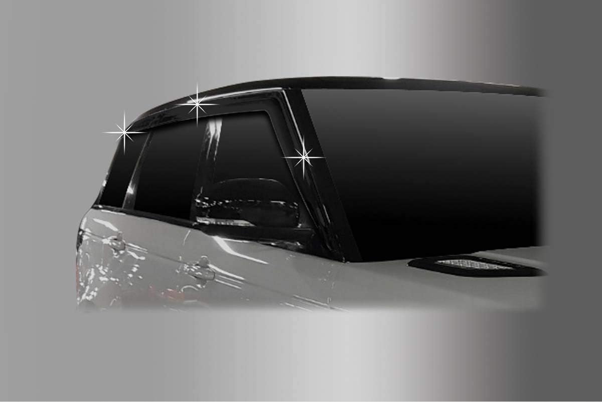 AUTOCLOVER Smoked Window Visor Sun Rain Vent Guard 6p for 2014~2019 Land Rover Range Rover Sport