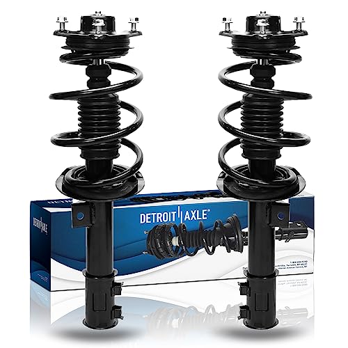 Image of Detroit Axle - 2pc Front Complete Struts for 2011 Hyundai Sonata, Quick Struts w /Coil Spring Assembly Replacement Suspension Shocks