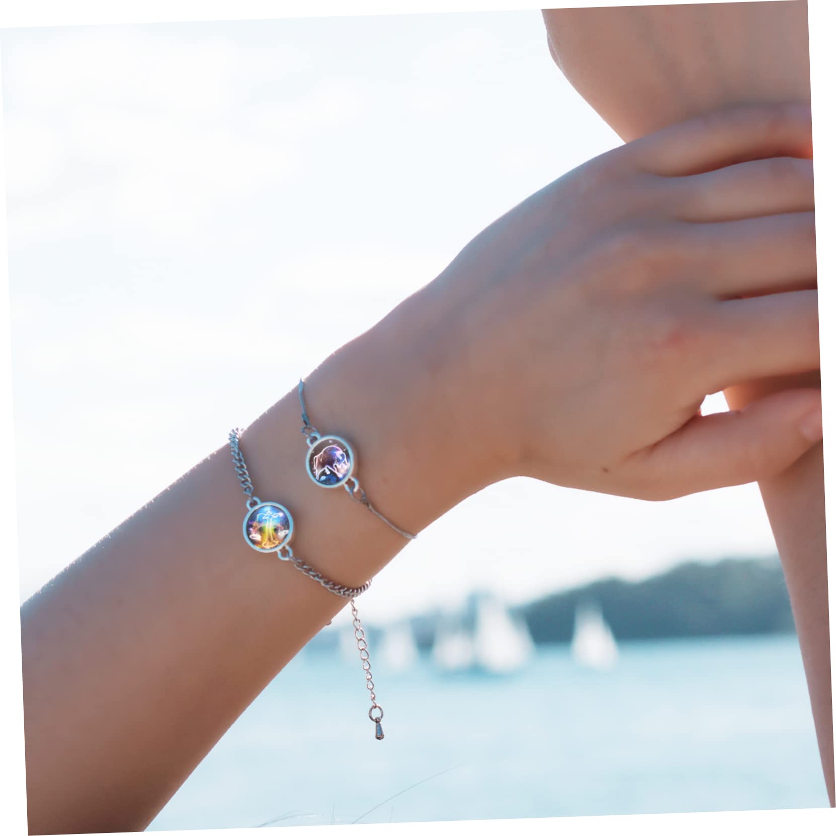 Operitacx 240pezzi Accessori Per Creazione Gioielli Con Design Unico Per Portachiavi Collane Ed Orecchini e Pattern Diversi Per Ogni Esigenza Di Fai Da Te